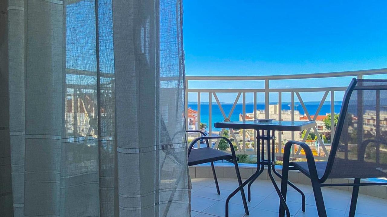 Properstay 107 - Villa Sea View Polychrono Bagian luar foto