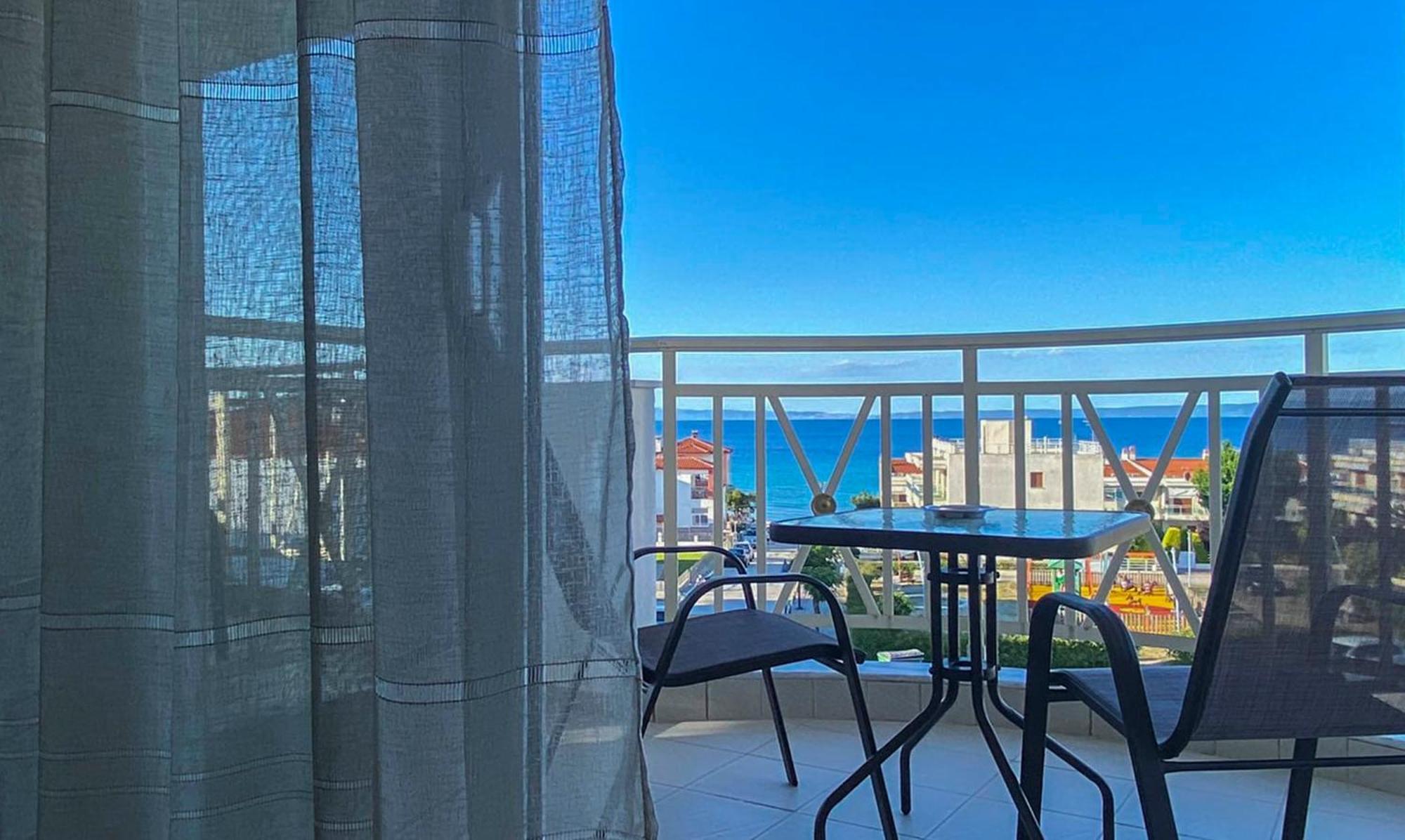 Properstay 107 - Villa Sea View Polychrono Bagian luar foto