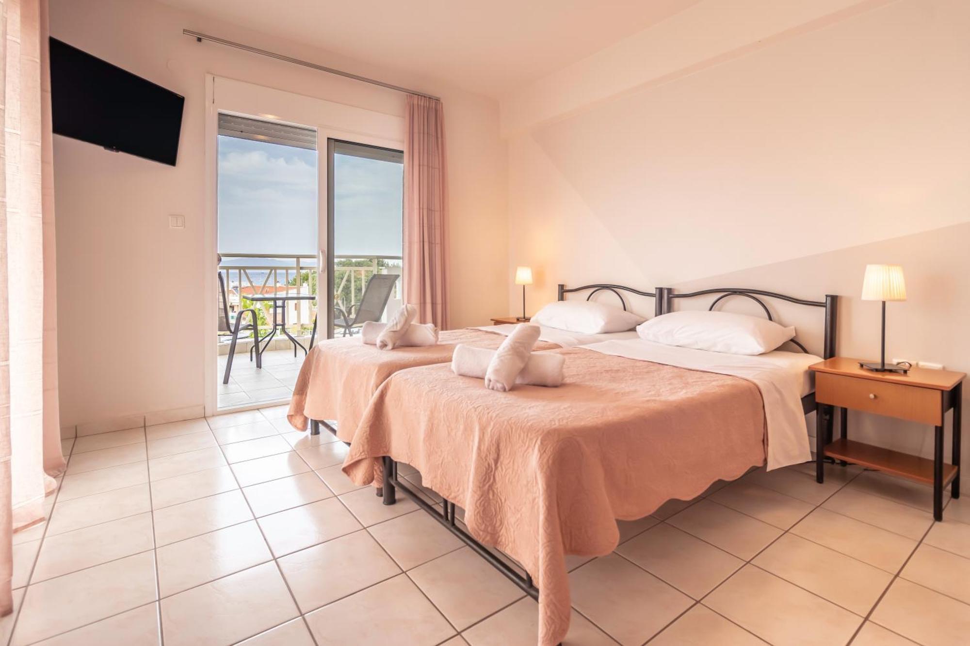 Properstay 107 - Villa Sea View Polychrono Bagian luar foto
